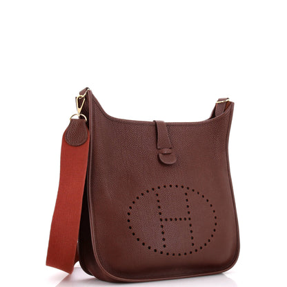 HERMESエヴリン・ エブリン クレマンス GM 赤茶