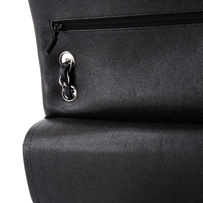 【極美品】CHANELキャビアスキン ジャンボ イリディセント