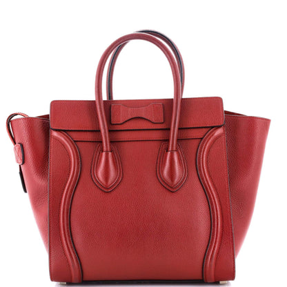 セリーヌ ラゲッジバッグ グレイニーレザー マイクロ