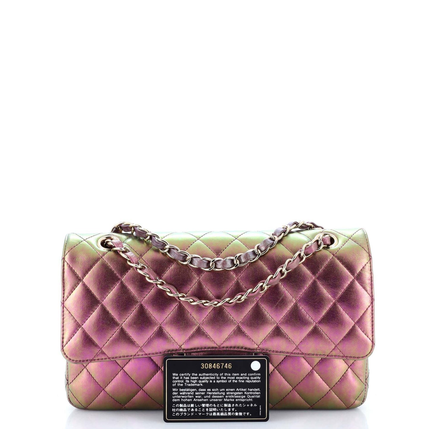 【極美品】CHANELラムスキン ショルダーバッグ