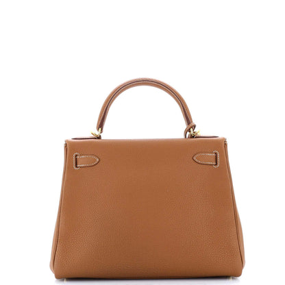 HERMESケリー ブラウン トゴ 28