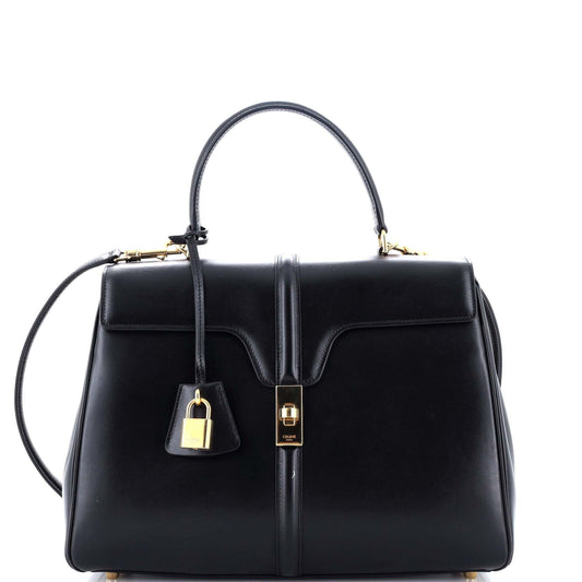 セリーヌ 16インチ トップハンドルバッグ スムースカーフスキン ミディアム