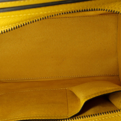 セリーヌ ラゲッジバッグ グレイニーレザー マイクロ