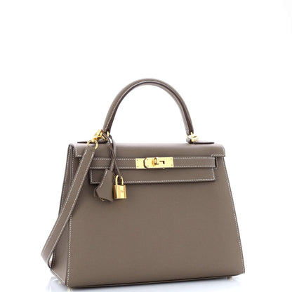 HERMESケリー グレーエプソン 28