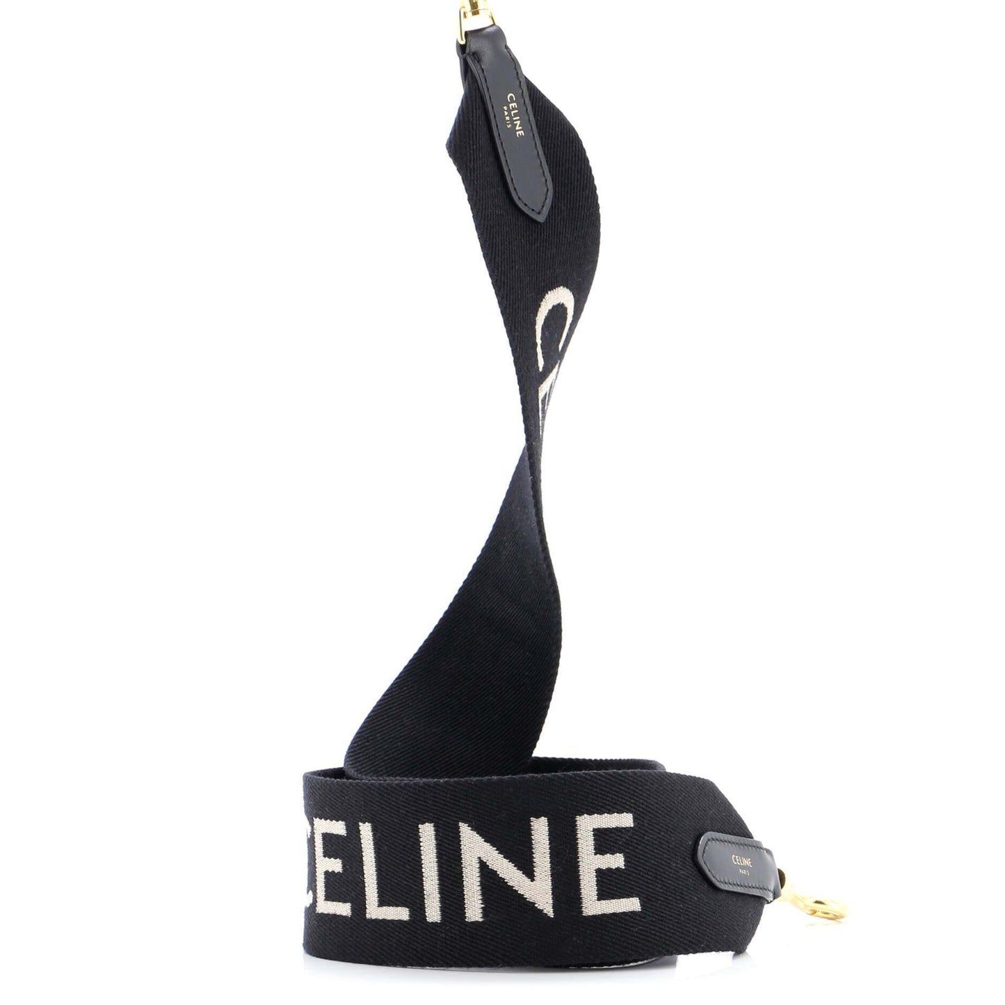 セリーヌ ロゴ ショルダーストラップ ジャカード ウール ロング