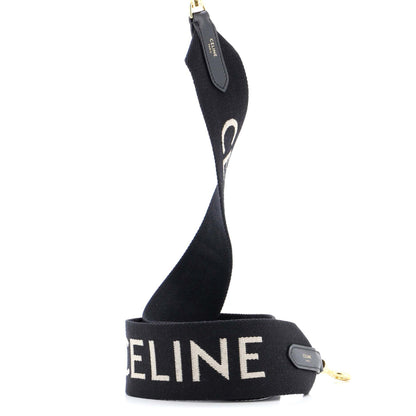 セリーヌ ロゴ ショルダーストラップ ジャカード ウール ロング