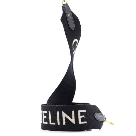 セリーヌ ロゴ ショルダーストラップ ジャカード ウール ロング