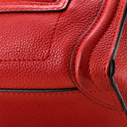 セリーヌ ラゲッジバッグ グレイニーレザー ナノ