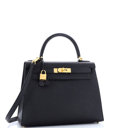 エルメス ケリー ブラックエプソン 28