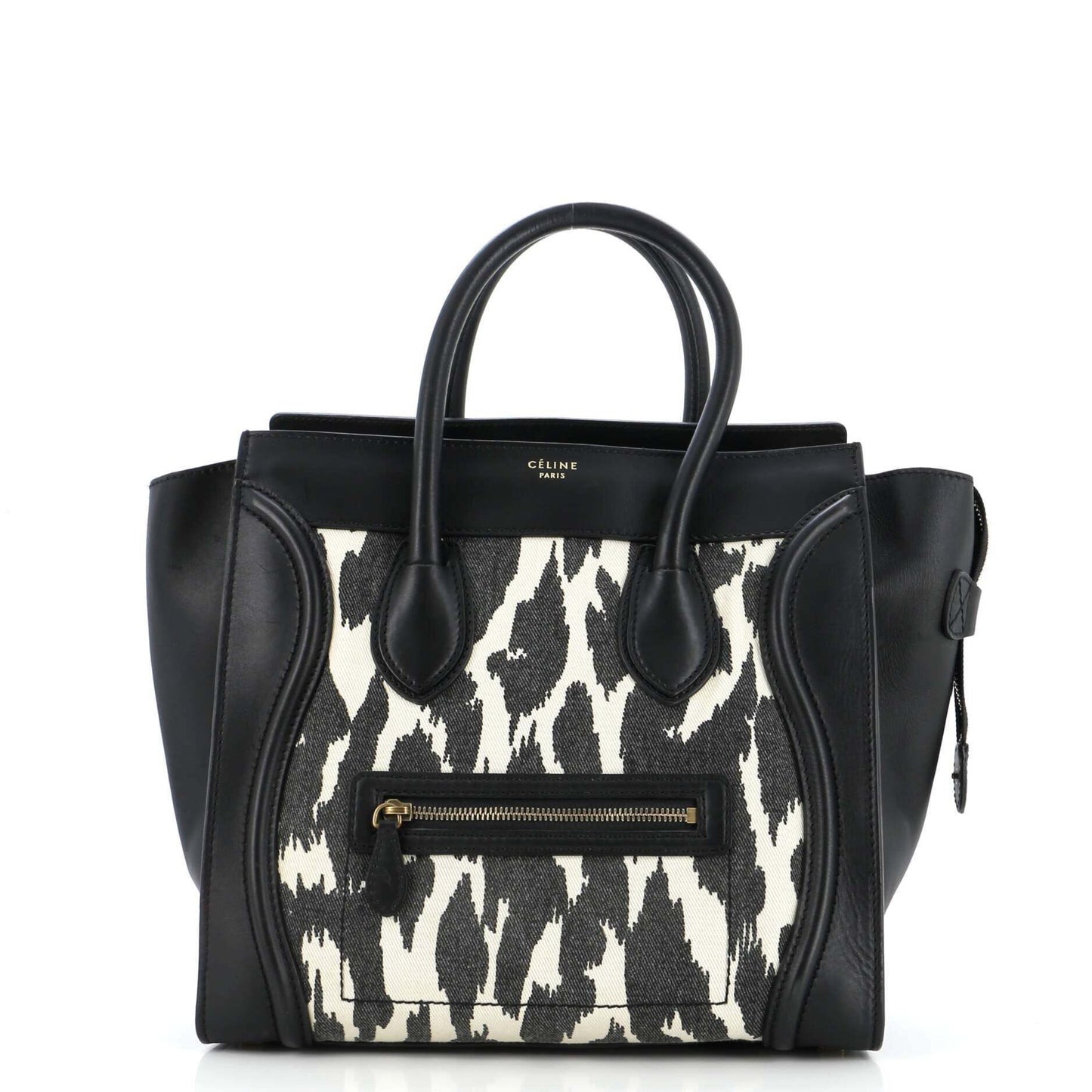 セリーヌ ラゲッジバッグ プリントキャンバス＆レザー ミニ