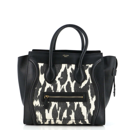 セリーヌ ラゲッジバッグ プリントキャンバス＆レザー ミニ