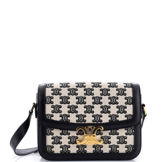 セリーヌ トリオンフ ショルダーバッグ トリオンフ キャンバス ミディアム