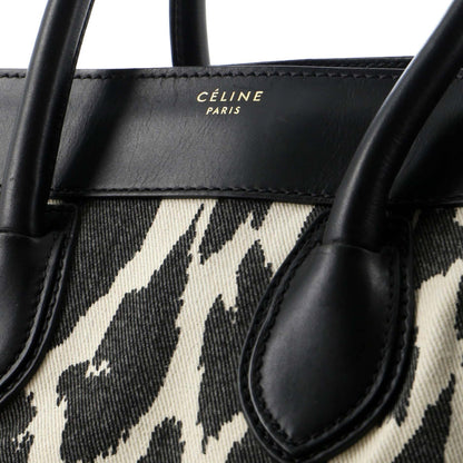 セリーヌ ラゲッジバッグ プリントキャンバス＆レザー ミニ