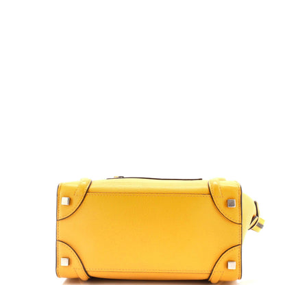 セリーヌ ラゲッジバッグ グレイニーレザー マイクロ