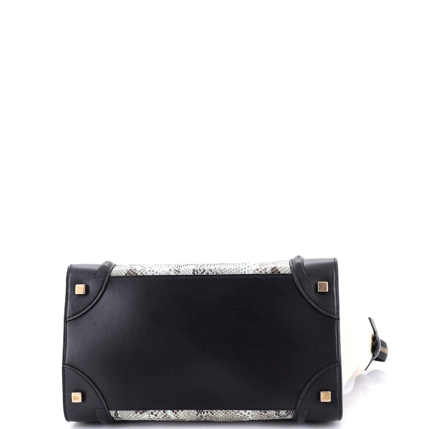 セリーヌ ラゲッジバッグ パイソン＆レザー ミニ