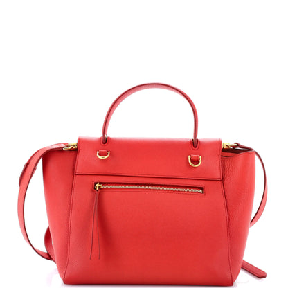 セリーヌ ベルトバッグ テクスチャードレザー マイクロ