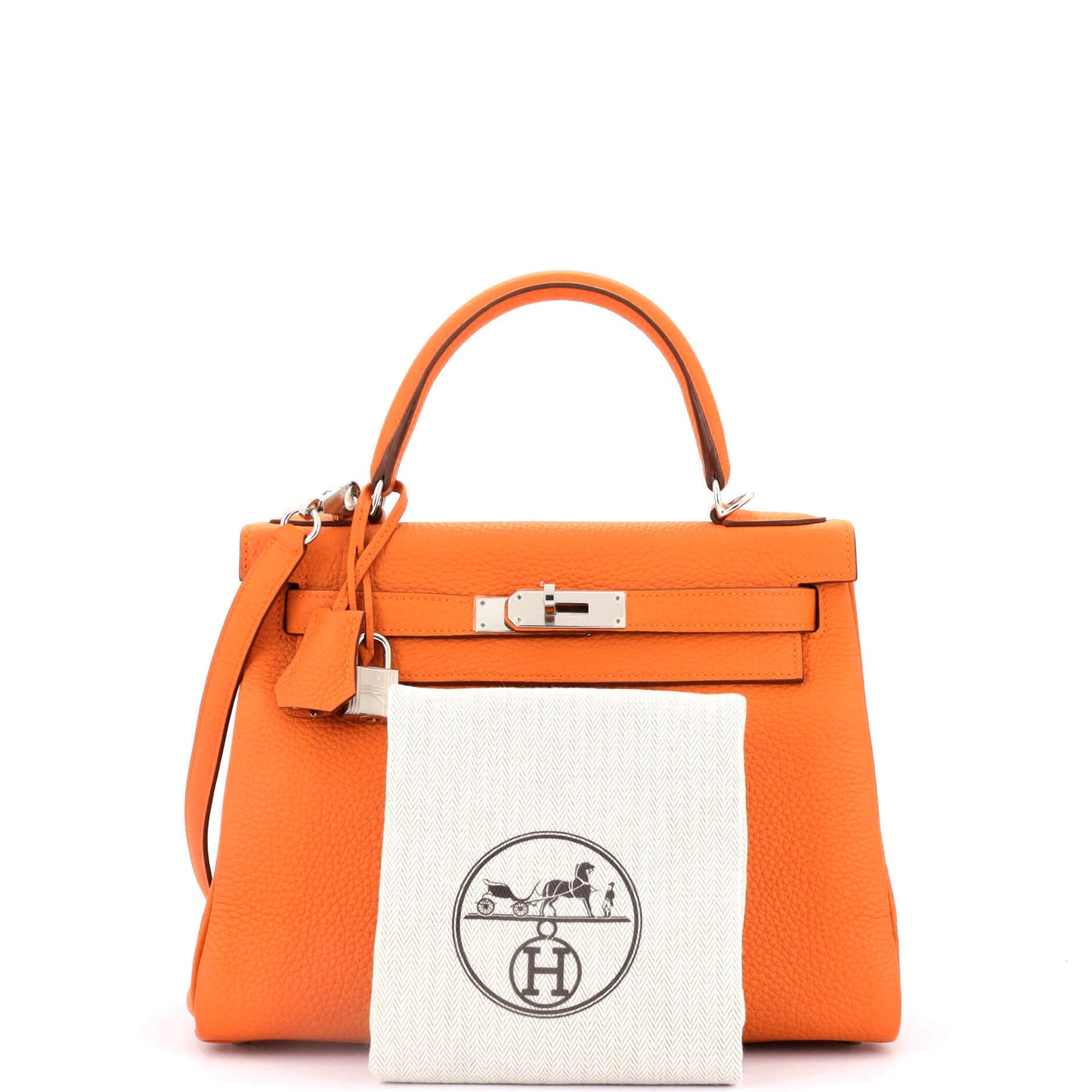 HERMESケリー オレンジクレマンス 28