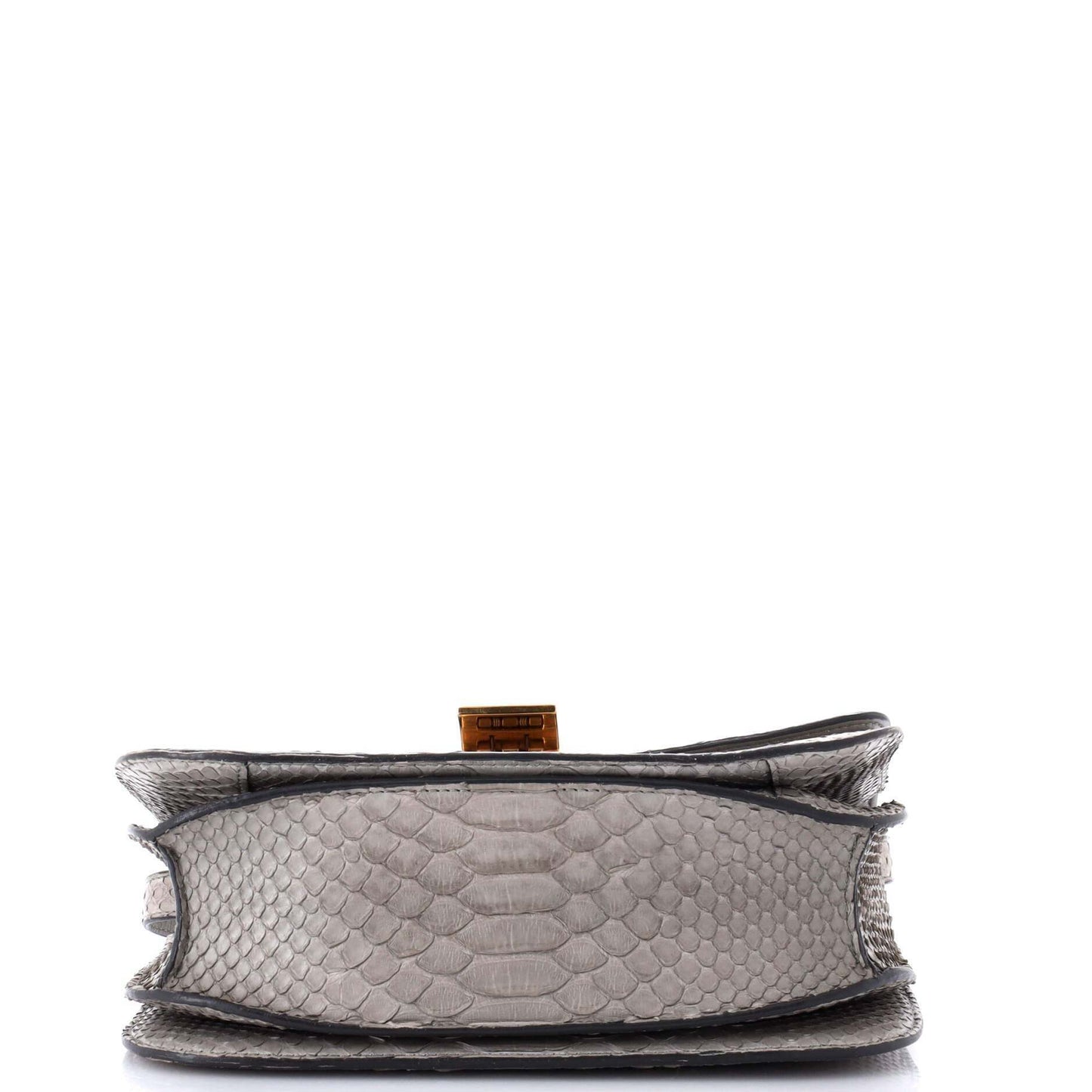 セリーヌ クラシック ボックスバッグ パイソン ミディアム