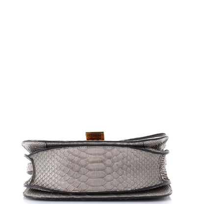 セリーヌ クラシック ボックスバッグ パイソン ミディアム