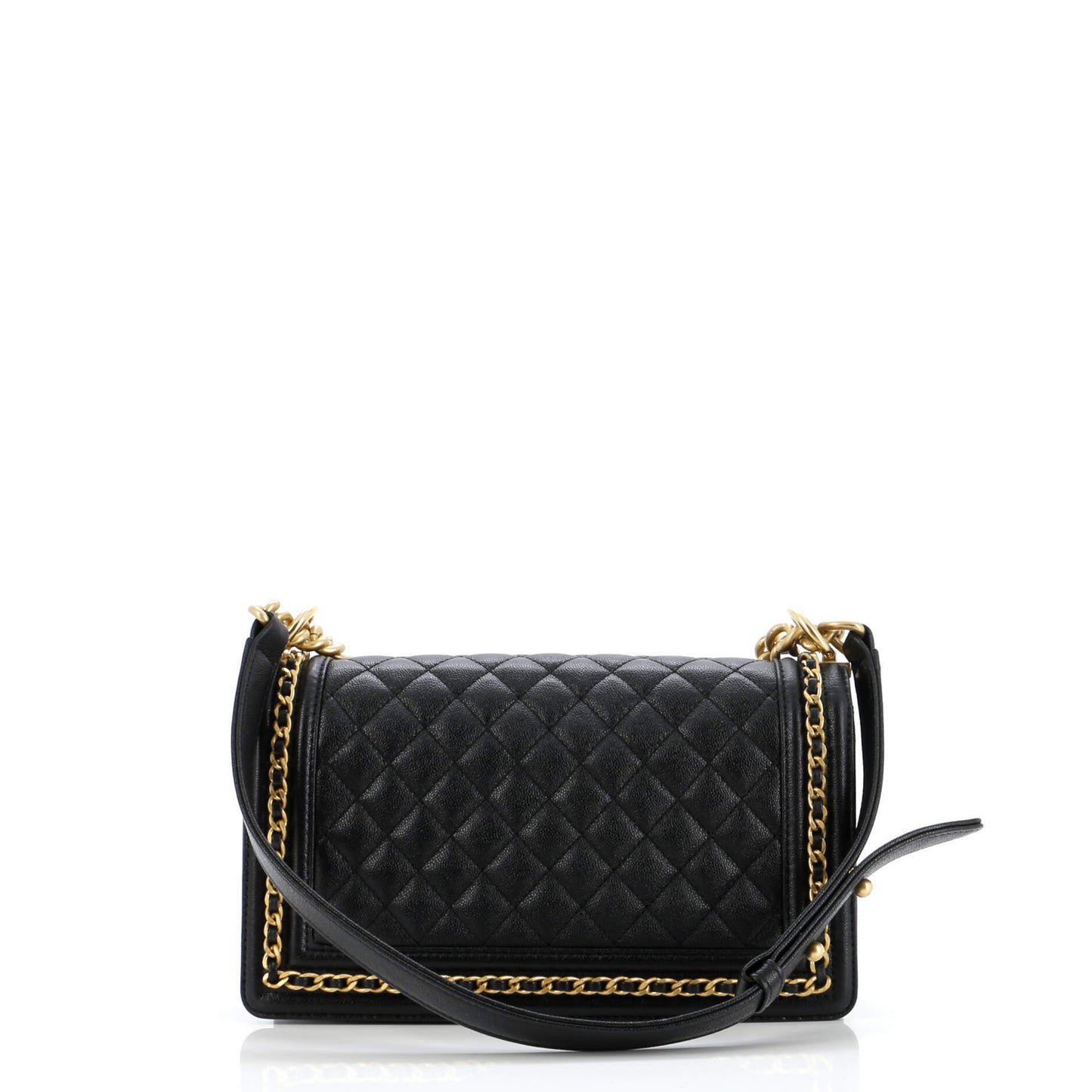 CHANELキャビアスキン ショルダーバッグ