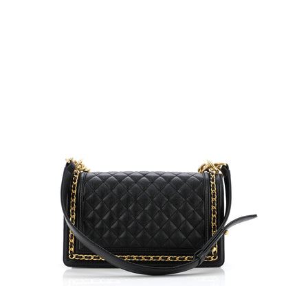 CHANELキャビアスキン ショルダーバッグ