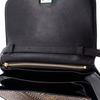 セリーヌ クラシック ボックスバッグ パイソン ミディアム