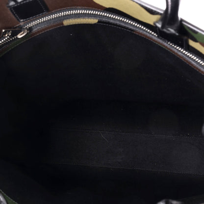 セリーヌ ヴェルティカル カバ トートバッグ カモフラージュ コーティングキャンバス ミディアム