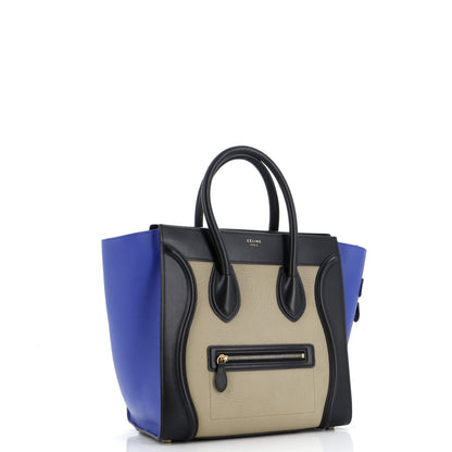 セリーヌ トリコロール ラゲッジバッグ レザー ミニ