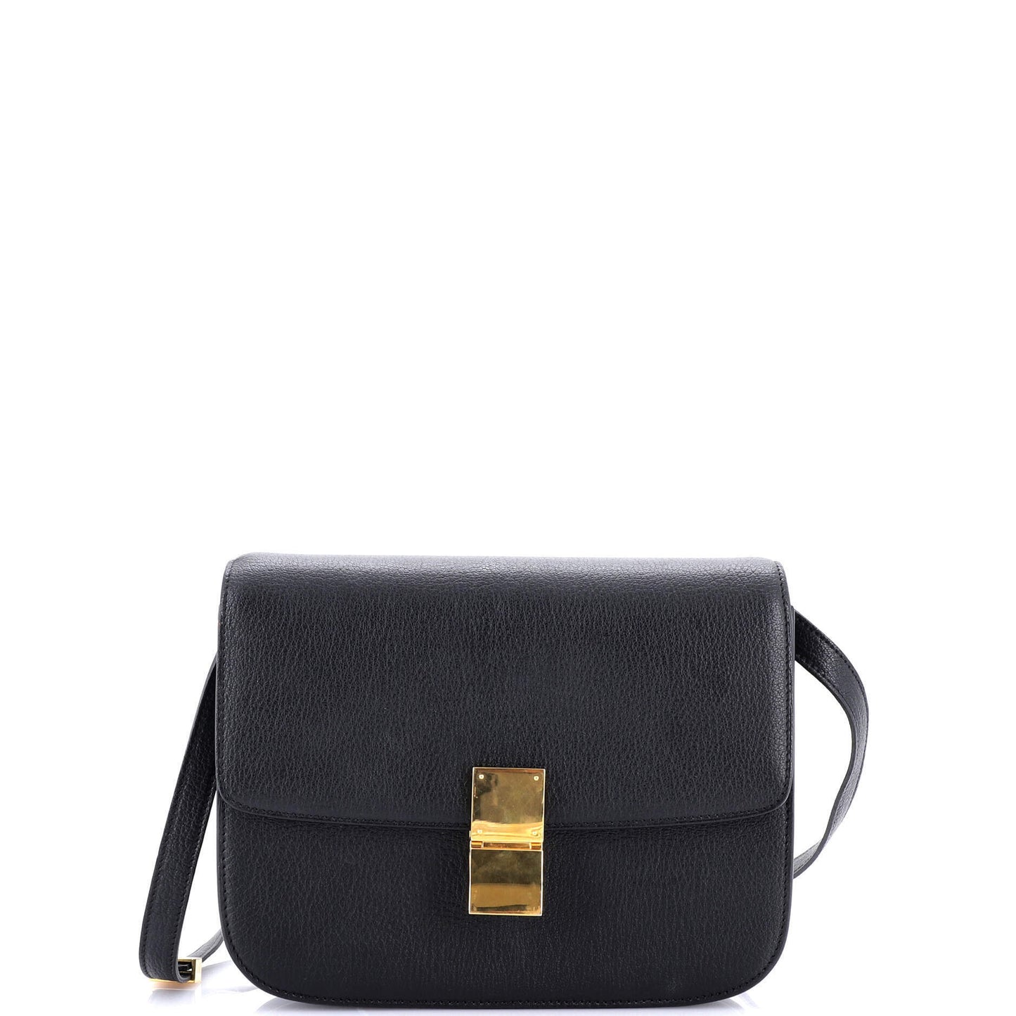 セリーヌ クラシック ボックスバッグ グレイニーレザー ミディアム