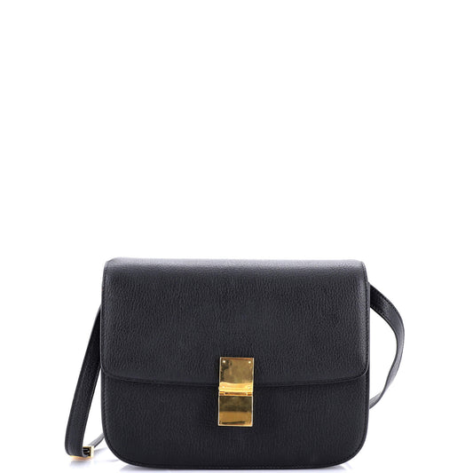 セリーヌ クラシック ボックスバッグ グレイニーレザー ミディアム