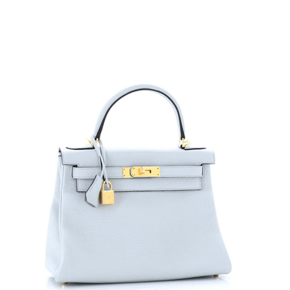 エルメス ケリー ブルークレマンス 28