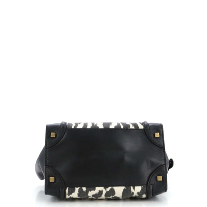 セリーヌ ラゲッジバッグ プリントキャンバス＆レザー ミニ