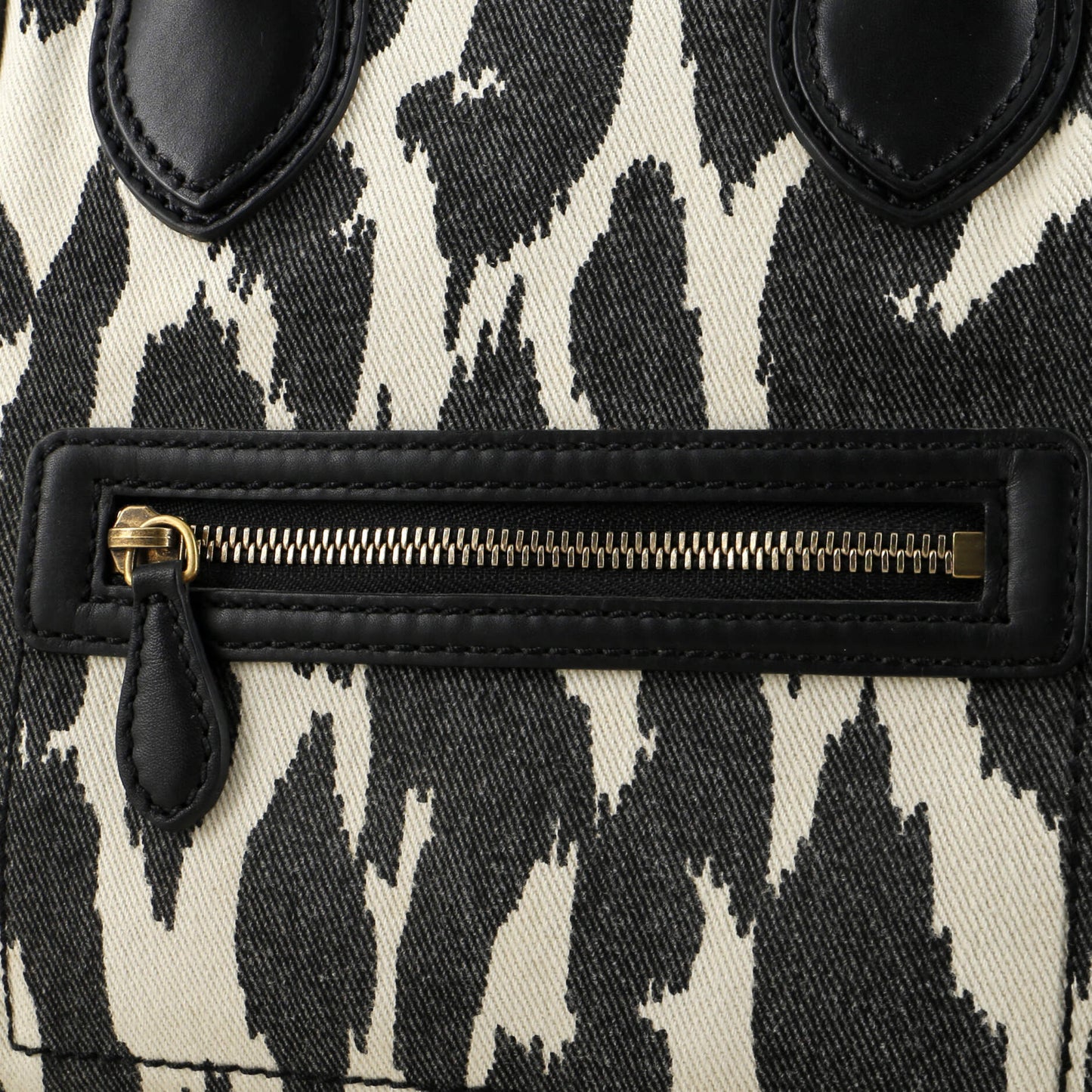 セリーヌ ラゲッジバッグ プリントキャンバス＆レザー ミニ