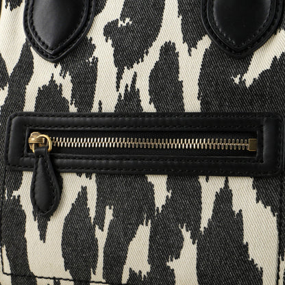 セリーヌ ラゲッジバッグ プリントキャンバス＆レザー ミニ