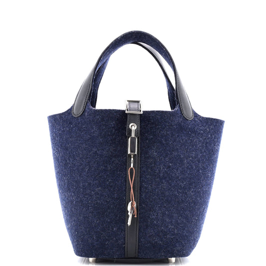 HERMESピコタンロックバッグ フェルトレザー PM