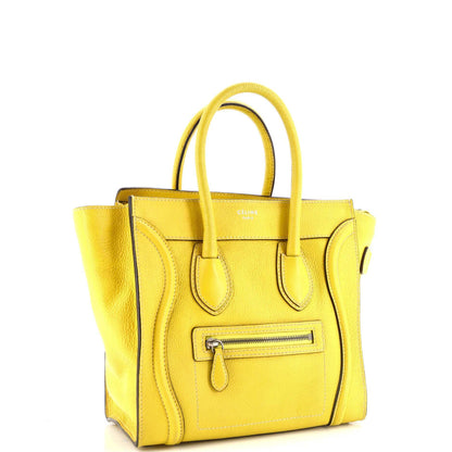 セリーヌ ラゲッジバッグ グレイニーレザー マイクロ