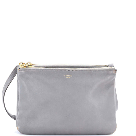 セリーヌ トリオ クロスボディバッグ レザー スモール