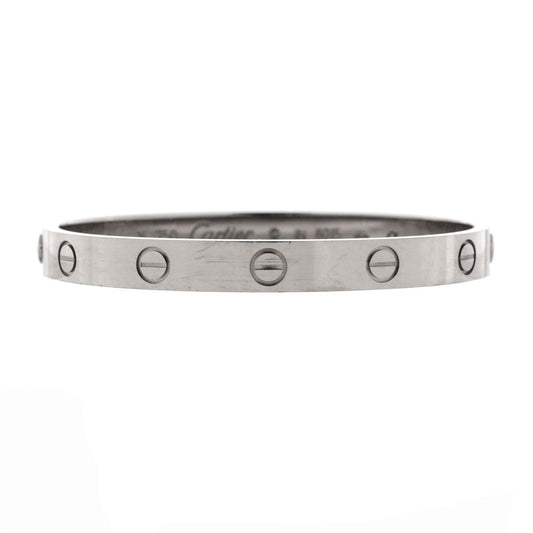 CARTIERラブブレスレット 18Kホワイトゴールド