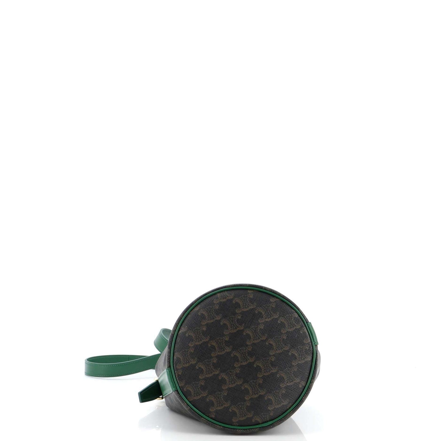 セリーヌ ドローストリング バケットバッグ トリオンフ コーティングキャンバス スモール