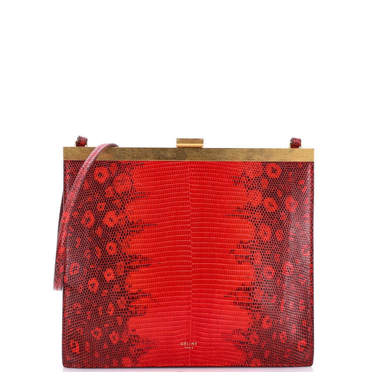 セリーヌ クラスプ クロスボディバッグ リザード ミニ