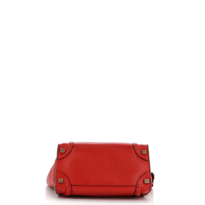 セリーヌ ラゲッジバッグ グレイニーレザー マイクロ