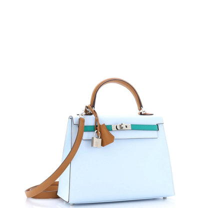 エルメス ケリー トリコロール エプソン 25