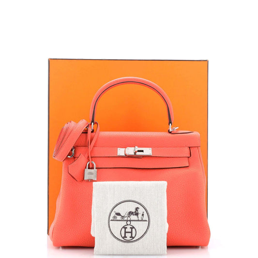 HERMESケリー レッドクレマンス 28