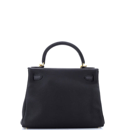 エルメス ケリー ブラック トゴ 28