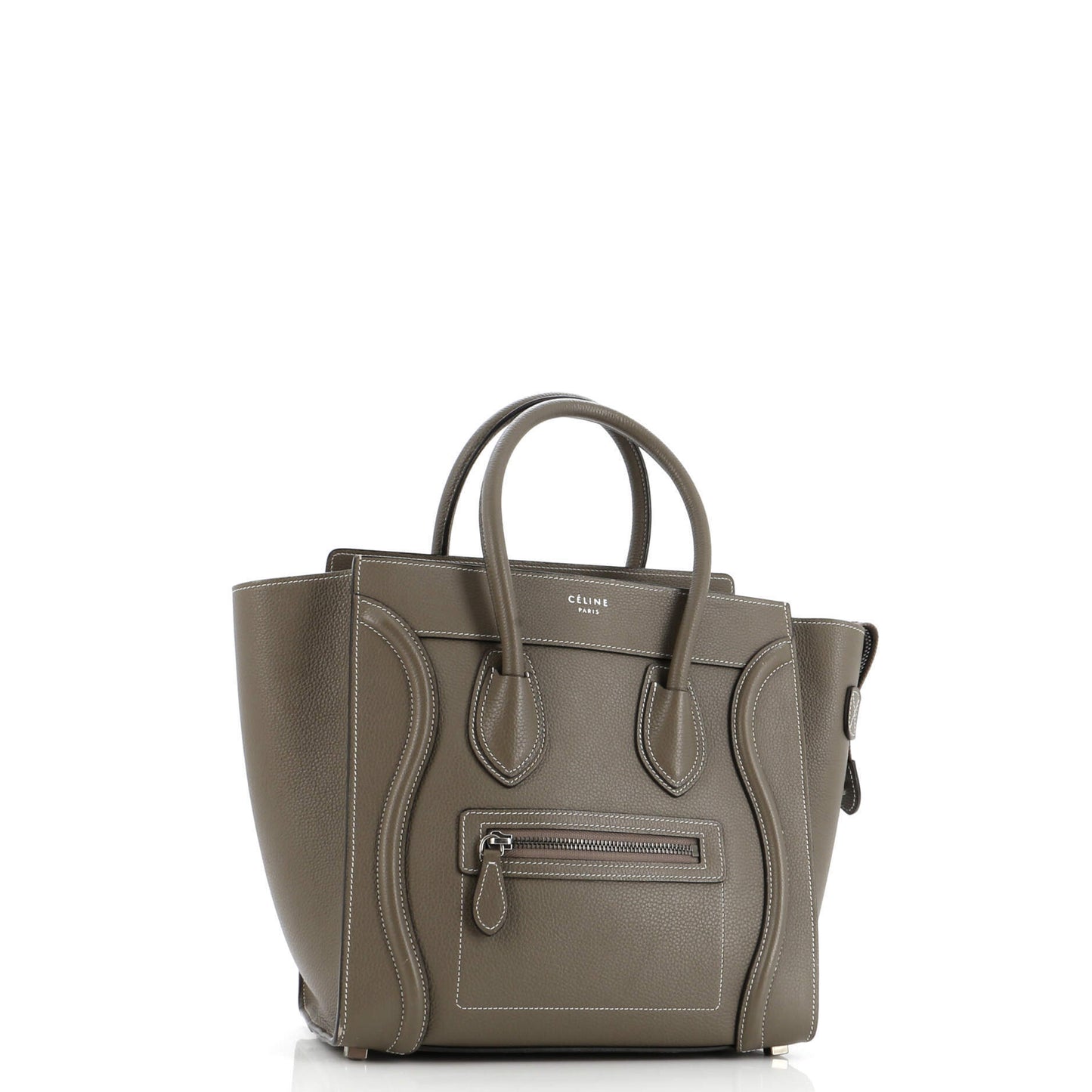 セリーヌ ラゲッジバッグ グレイニーレザー マイクロ