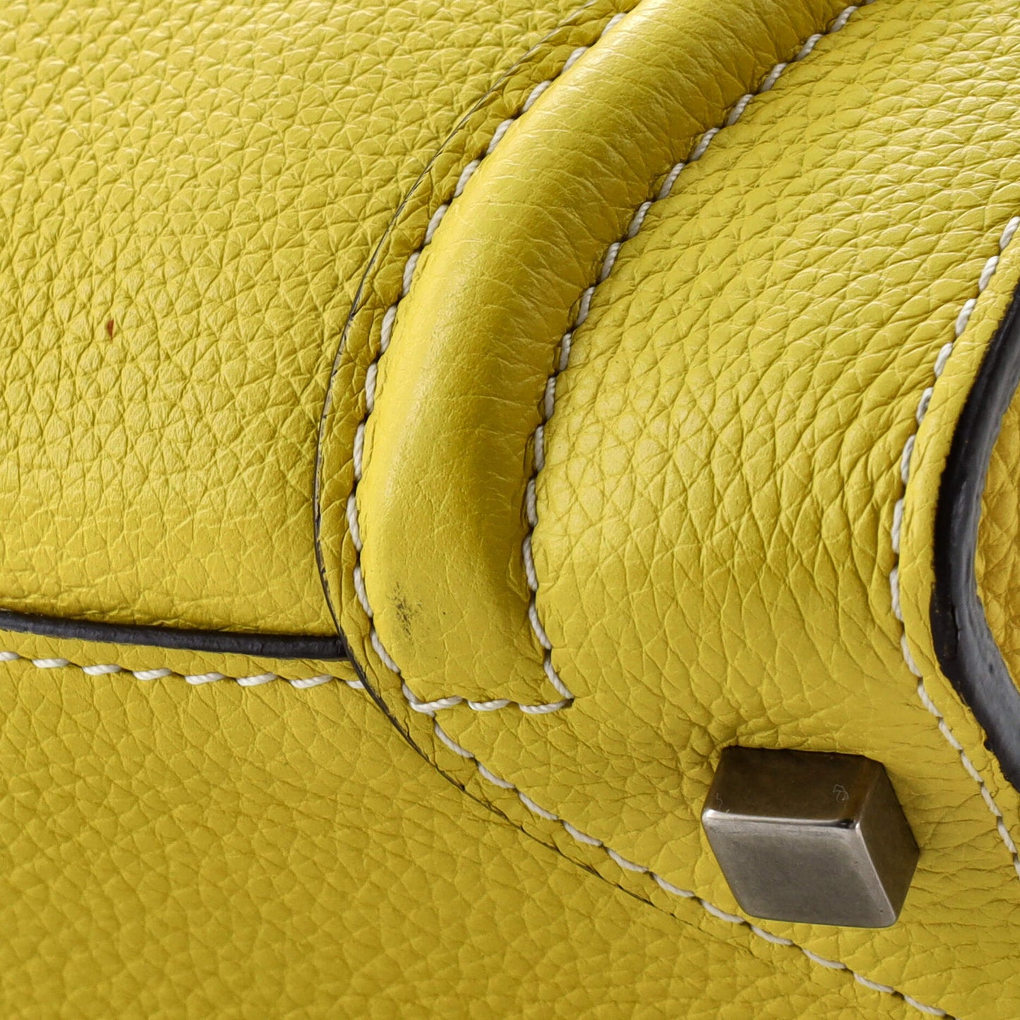 セリーヌ ラゲッジバッグ グレイニーレザー マイクロ