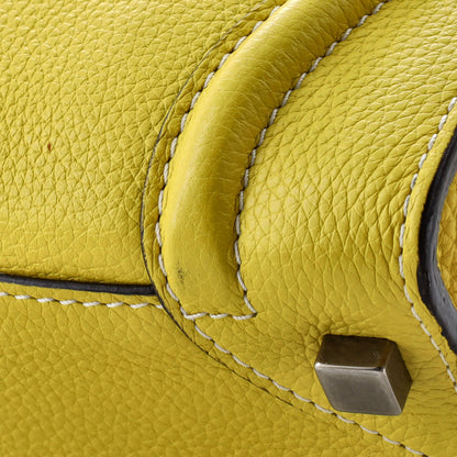 セリーヌ ラゲッジバッグ グレイニーレザー マイクロ