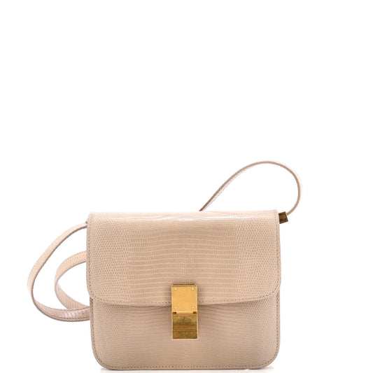 セリーヌ クラシック ボックスバッグ リザード ティーン