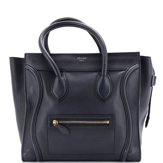 Celine Luggage Bag Smooth Leather Mini
