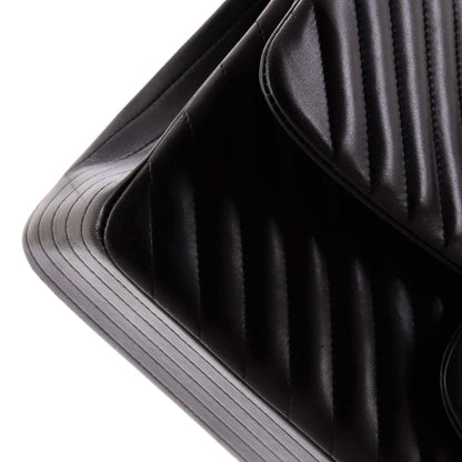 超レア SO BLACK★CHANELラムスキン ジャンボ